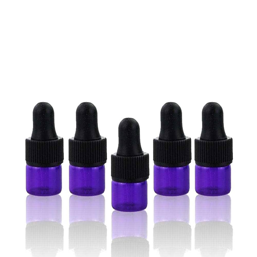 1ml (1/4 Dram) Glass Bottles - Perfect for Essential Oils