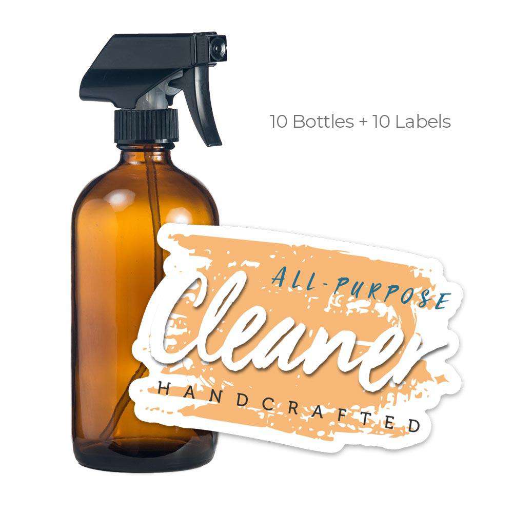 Glass Bottles with Trigger Sprayers