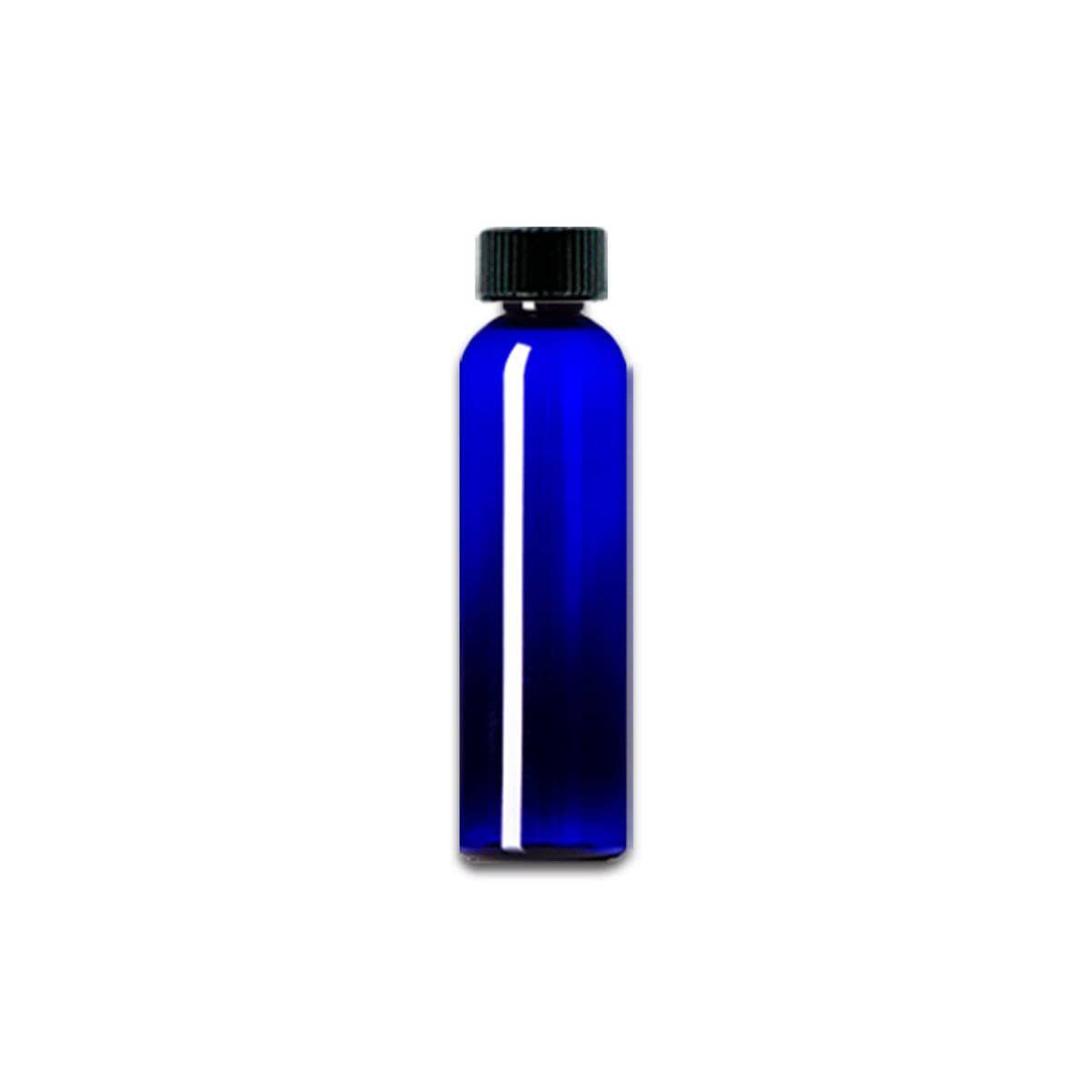 4 oz Blue PET Plastic Cosmo Bottle w/ Black Storage Cap – Your Oil