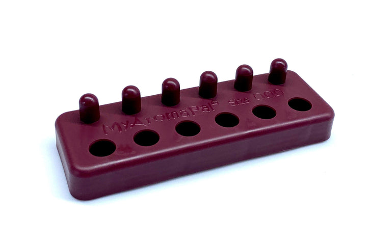 Plastic "000" Capsule Holder (Burgundy) Accessories Your Oil Tools 