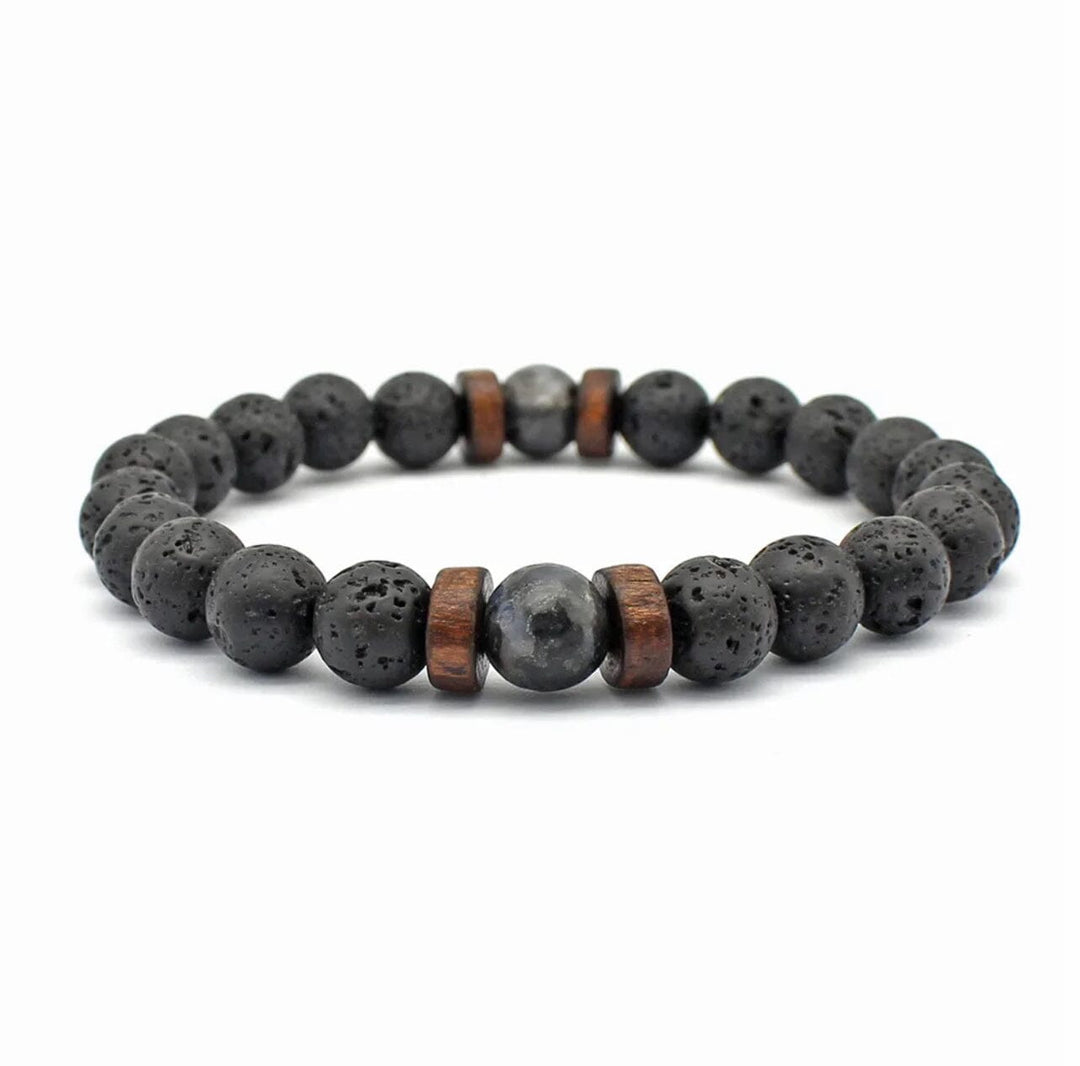 Lava Stone Aroma Bracelet (wood) Aroma Jewelry Your Oil Tools 