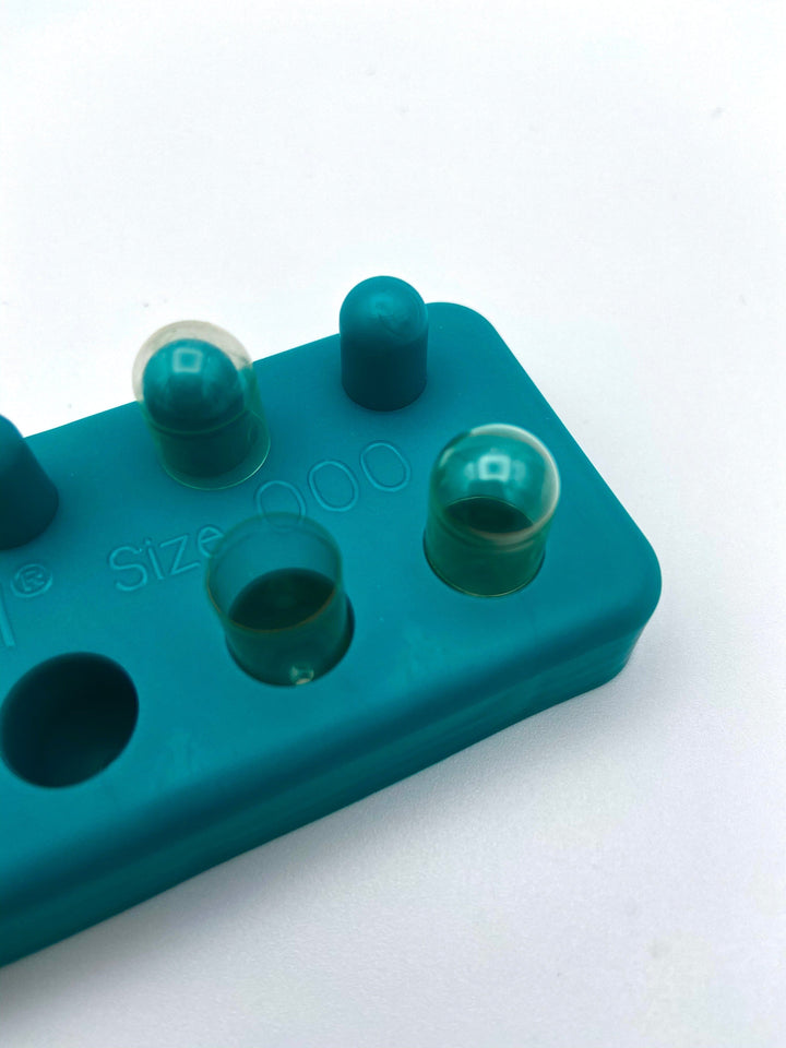 Plastic "000" Capsule Holder (Aqua) Accessories Your Oil Tools 