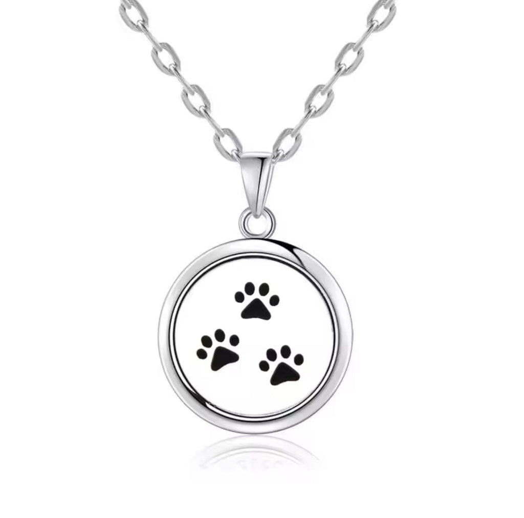 Aromatherapy Small Locket Necklace (Paws) Aroma Jewelry Your Oil Tools 