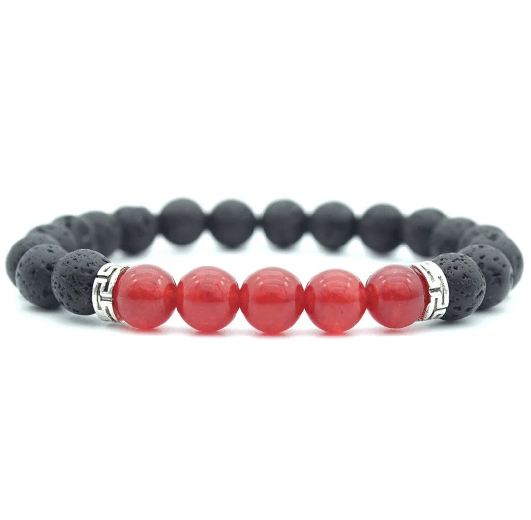 Lava Stone Aroma Bracelet (red) Aroma Jewelry Your Oil Tools 