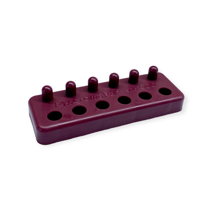 Plastic "000" Capsule Holder (Burgundy) Accessories Your Oil Tools 