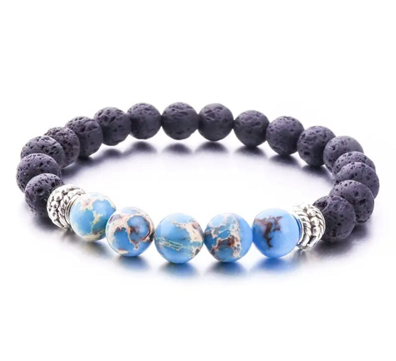 Lava rock bracelet essential on sale oils