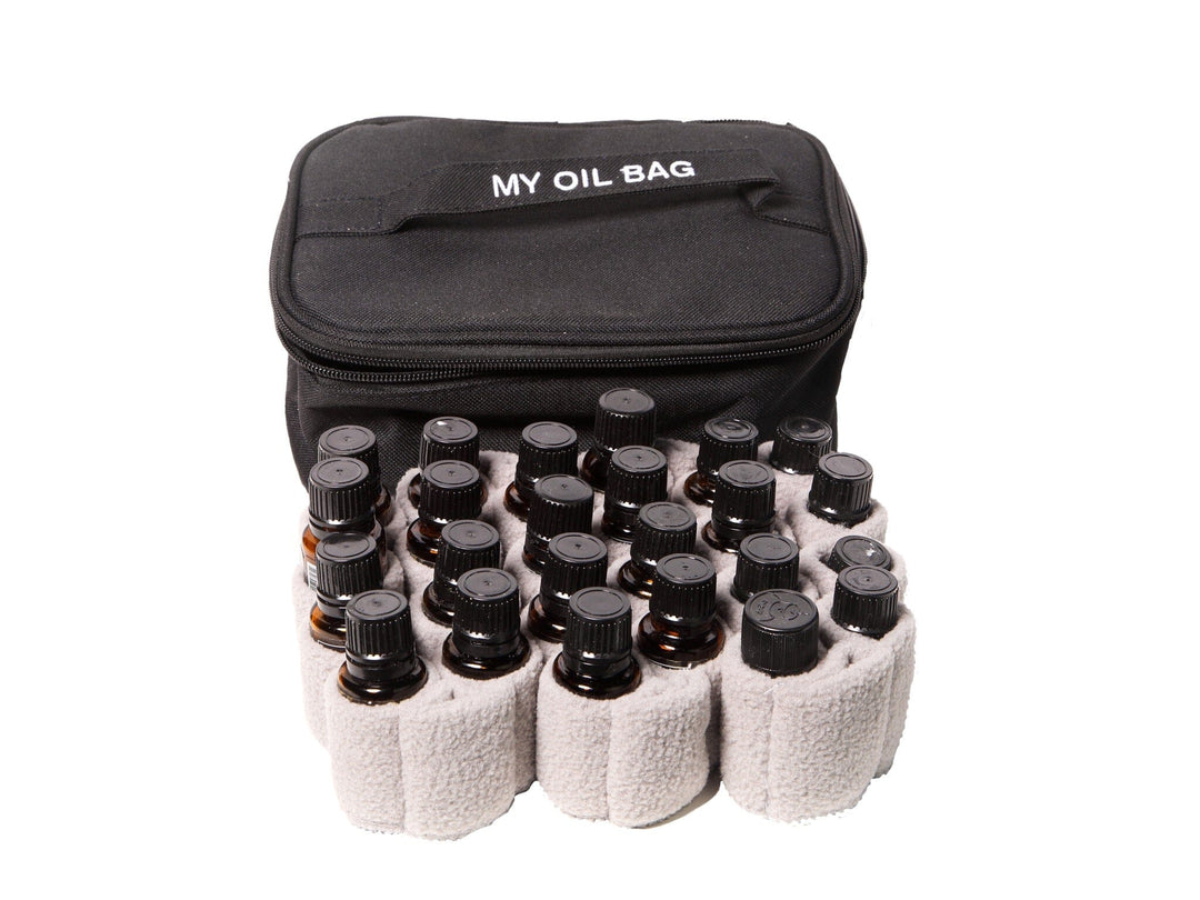 "My Oil Bag" Large Carrying Case Black (Holds 29–34 Bottles) Your Oil Tools 