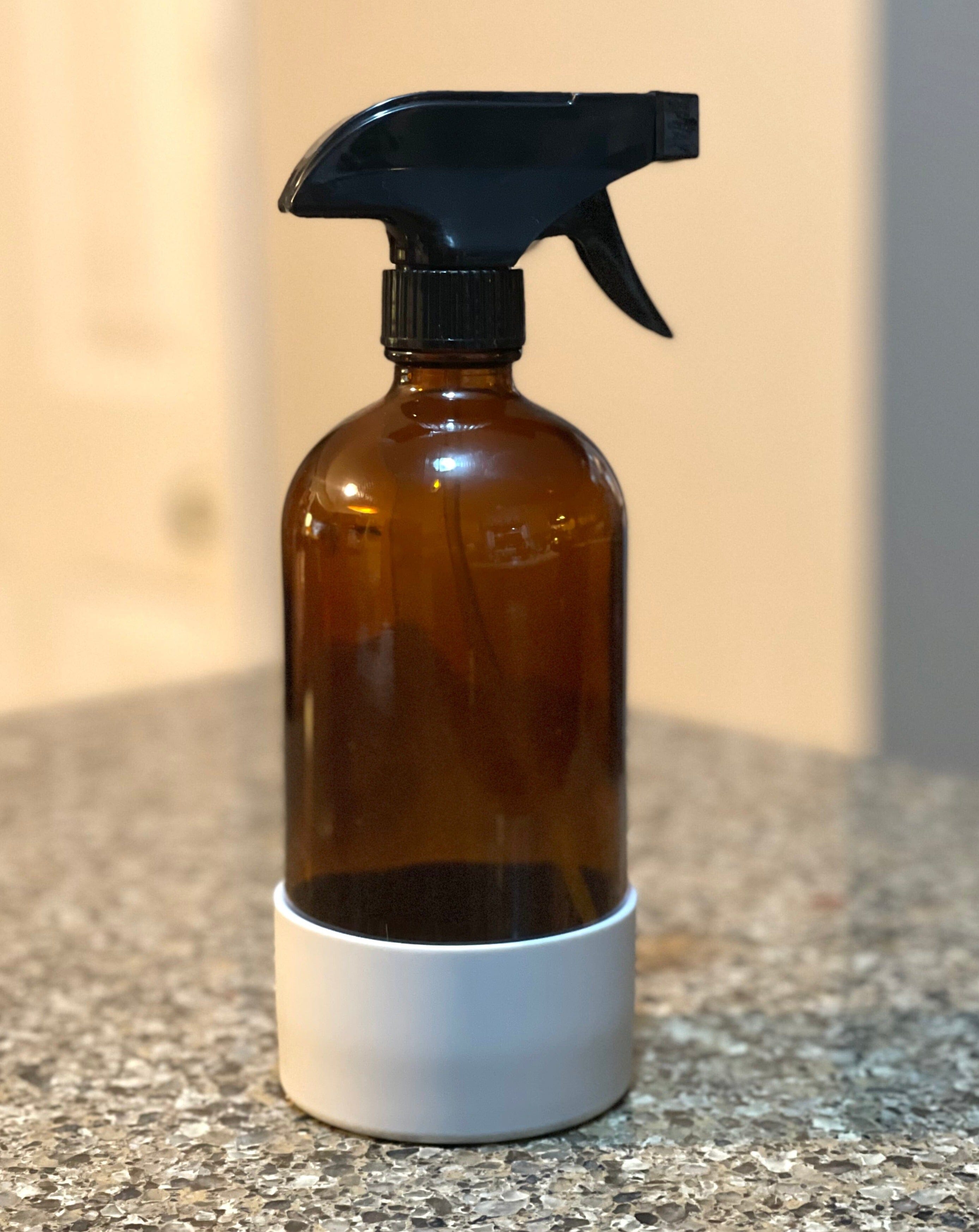 Silicone Sleeve for 16oz Glass Spray Bottles Gray Your Oil Tools