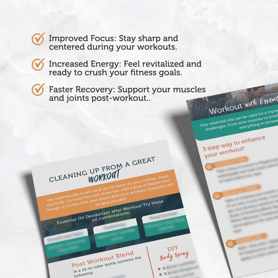 Essential Oils for Workouts Chart DIY Your Oil Tools 