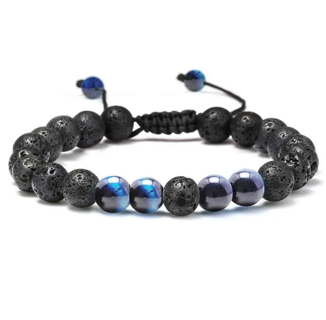 Aromatherapy Gem Adjustable Bracelet (Blue Geminate) Aroma Jewelry Your Oil Tools 