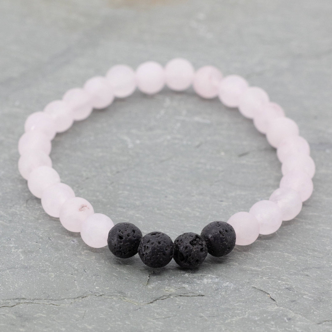 Lava Rock Bracelet (Rosa) Aroma Jewelry Your Oil Tools 