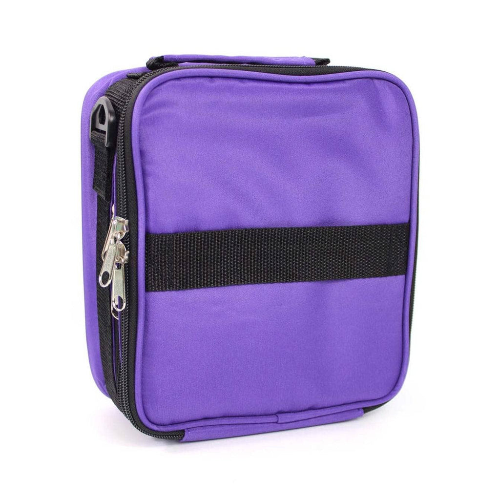 Purple Versatile Essential Oil Carry Travel Case w/ Handle & Shoulder Strap (Holds 42 Bottles) Cases Your Oil Tools 