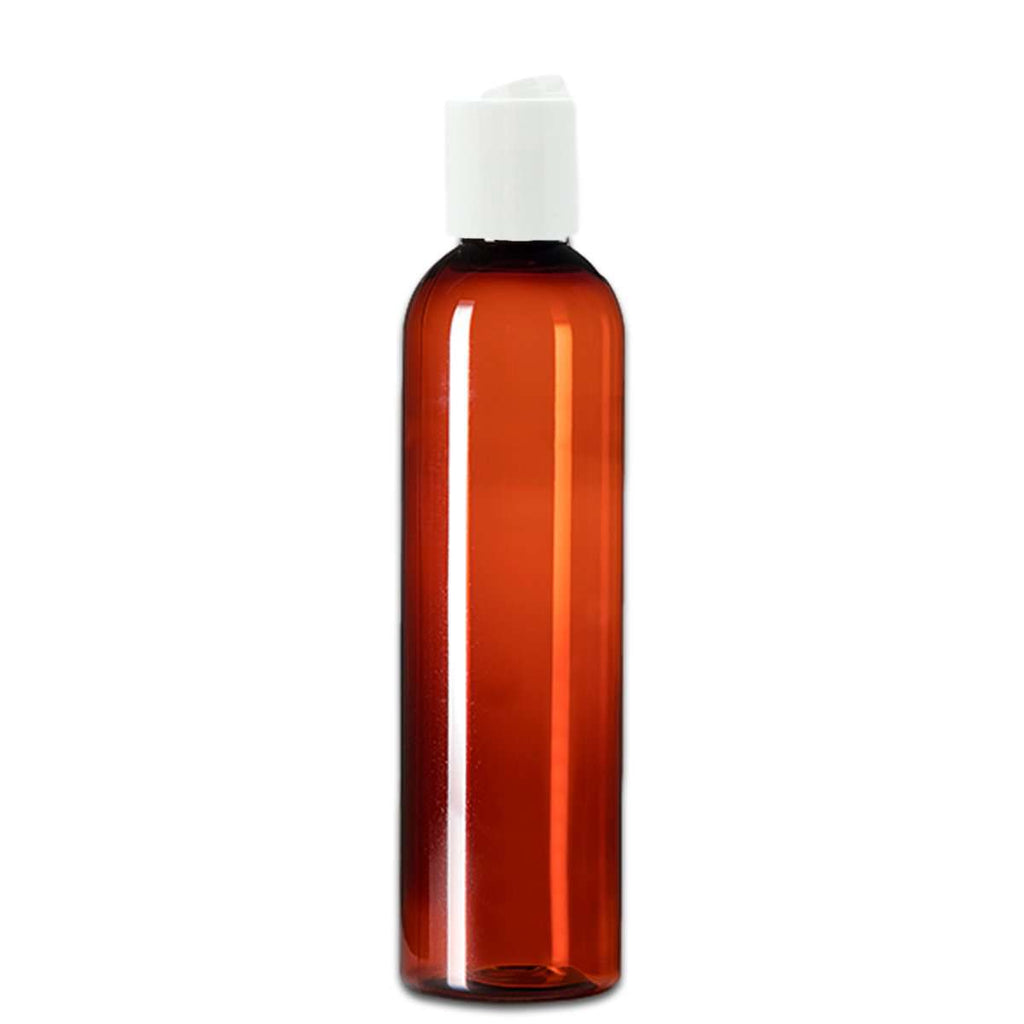 8 oz Amber PET Plastic Cosmo Bottle (Caps NOT Included) – Your Oil